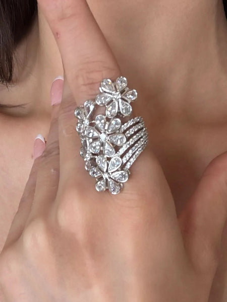 Falak Cluster Diamond Ring