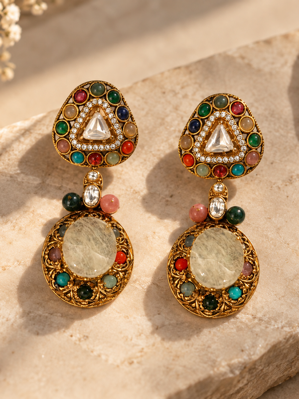 Navrasa Heritage Choker & Earrings Set