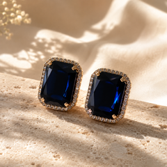 Midnight Royale Stud Earrings