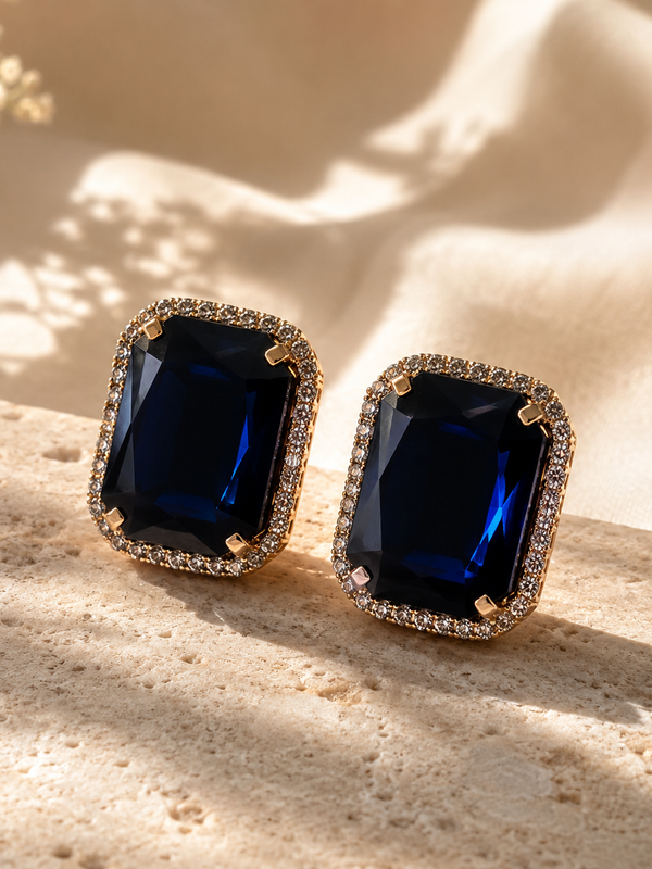Midnight Royale Stud Earrings