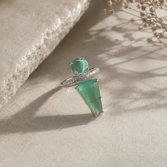 Aurelia Mint Sculptural Ring