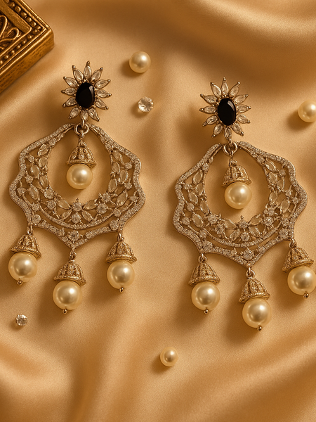 Noor Jhumka Diamond Chandeliers