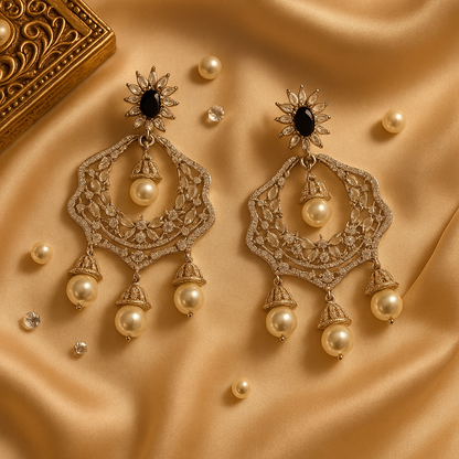 Noor Jhumka Diamond Chandeliers