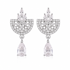 Ayla Crystal Drop Earrings