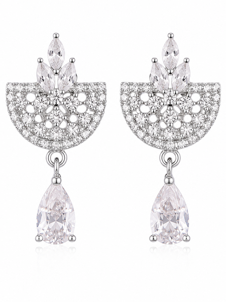 Ayla Crystal Drop Earrings