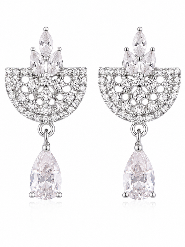 Ayla Crystal Drop Earrings