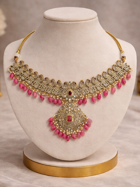 Ruby Meera Heritage Choker Set