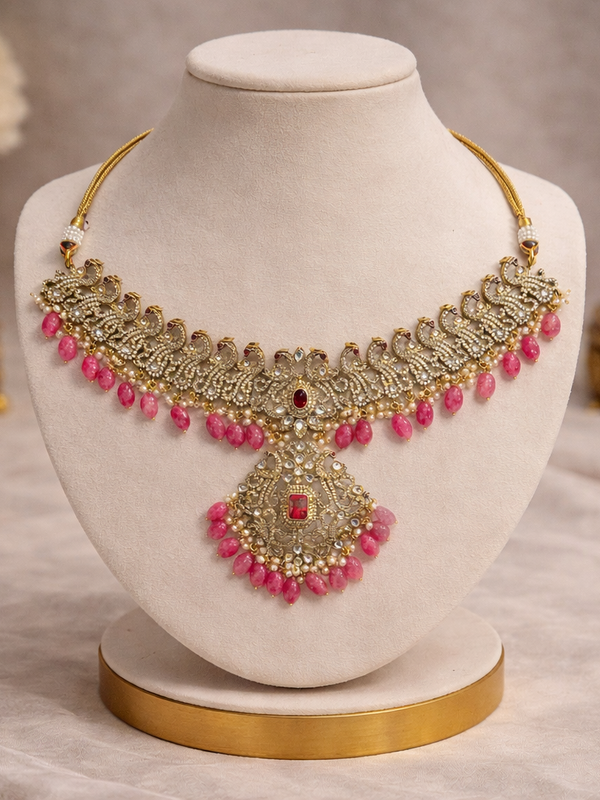 Ruby Meera Heritage Choker Set