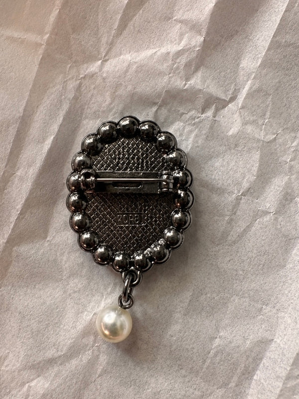 Regalia Pearl Cameo Brooch