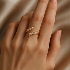 Marquise Elegance Open Ring