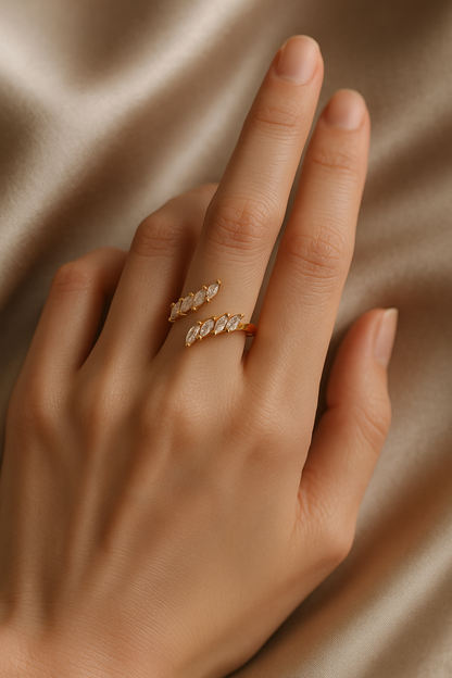 Marquise Elegance Open Ring