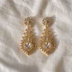 Seraphina Crystal Chandelier Earrings