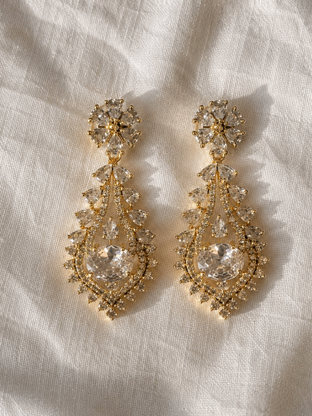 Seraphina Crystal Chandelier Earrings