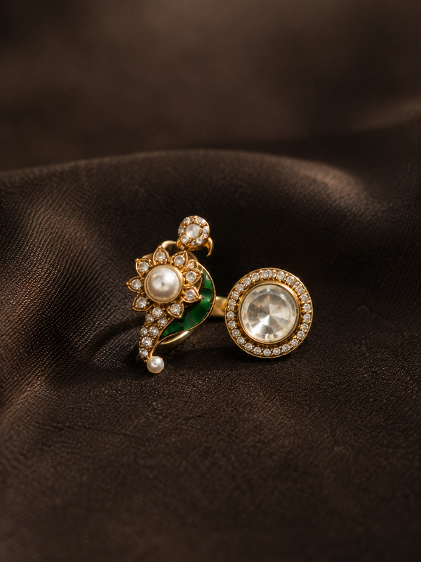 Morni Kundan Statement Ring