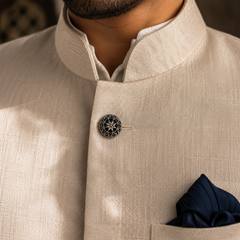 Neel Tara Silver Button Cover