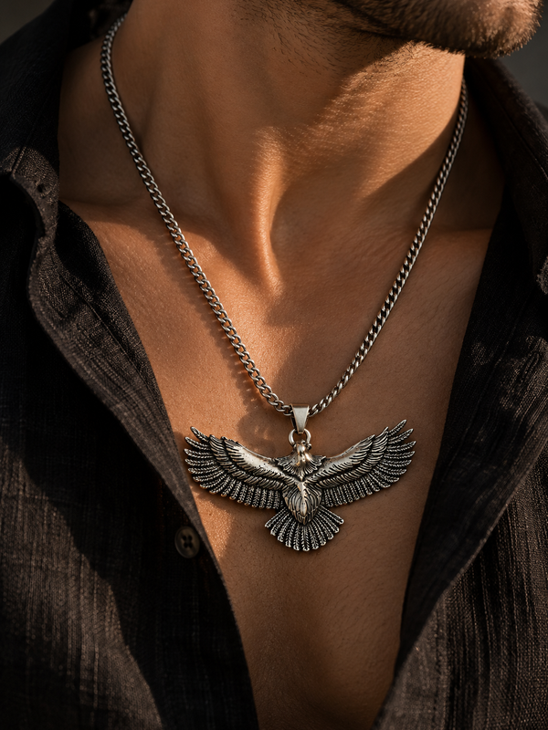 Azaad Eagle Men's Pendant Chain