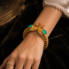Mayura Mint Peacock Bracelet