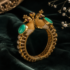 Mayura Mint Peacock Bracelet