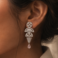 Blush Drop Earrings