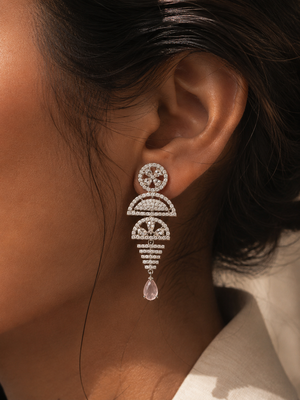 Blush Drop Earrings