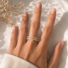 Lumière Baguette Ring