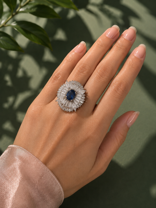 Midnight Aurelia Statement Ring