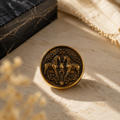 Ashva Heritage Button Cover