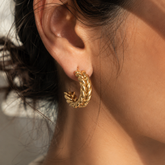 Rope Hoop Earrings