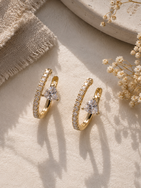 Celeste Solitaire Hoops