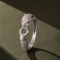 Panthère Crystal Statement Bracelet