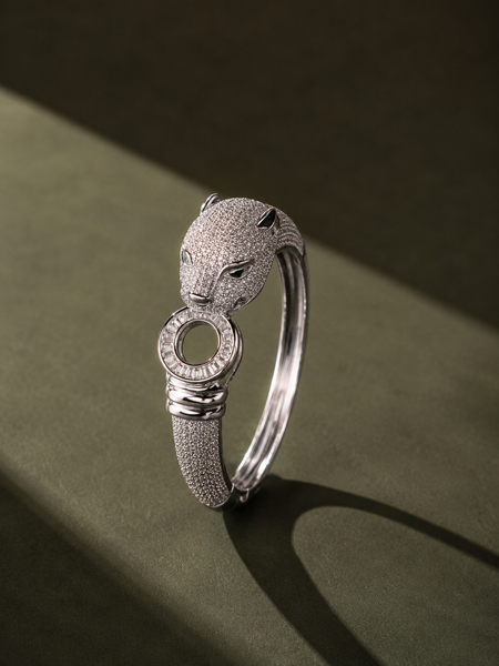 Panthère Crystal Statement Bracelet