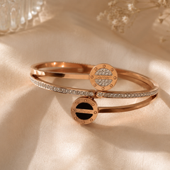 Élan Rose Gold Cuff Bracelet