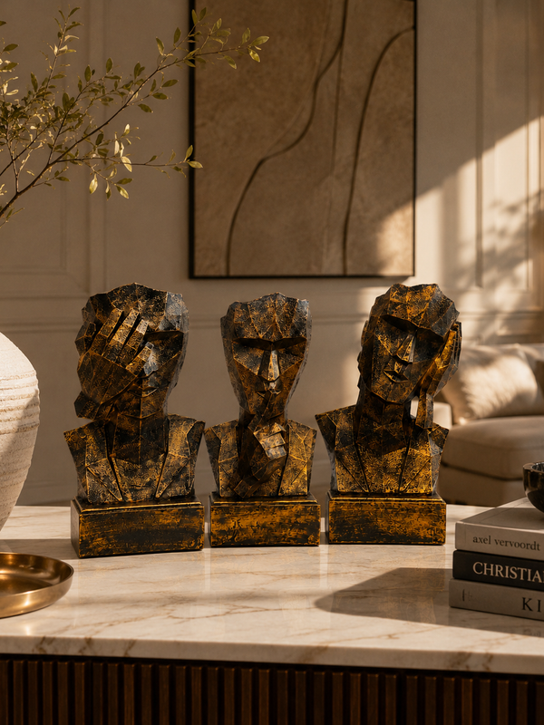 The Three Moods Sculptural Trio