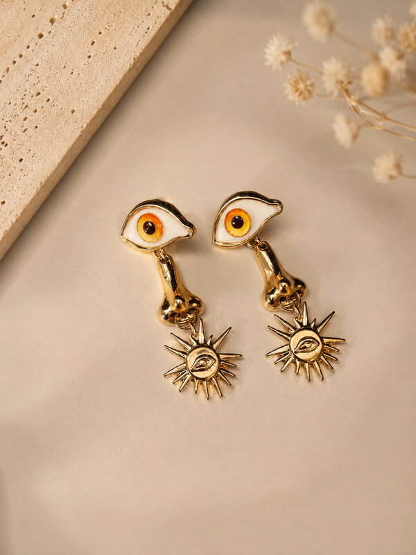Nazar Na Lage Statement Earrings