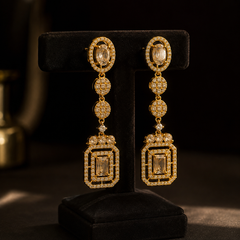 Aurelia Champagne Drop Earrings