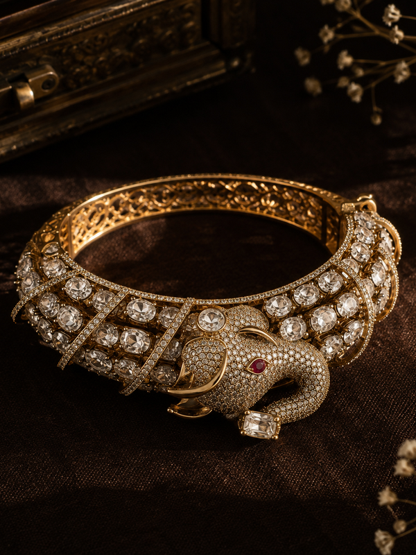 Gajraj Royal Polki Bracelet