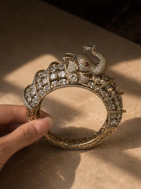 Gajraj Royal Polki Bracelet
