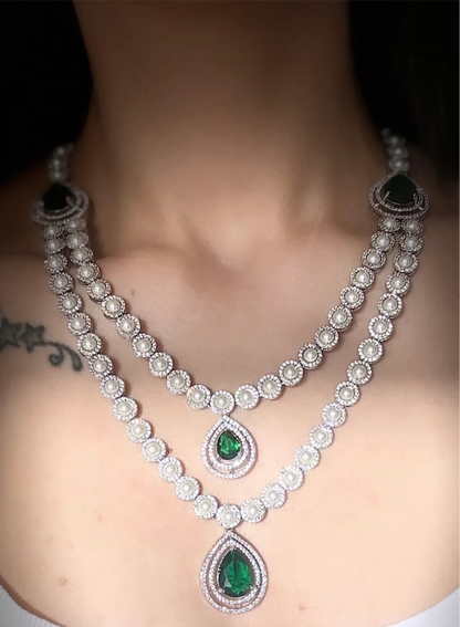 Pearl Empress Emerald Set