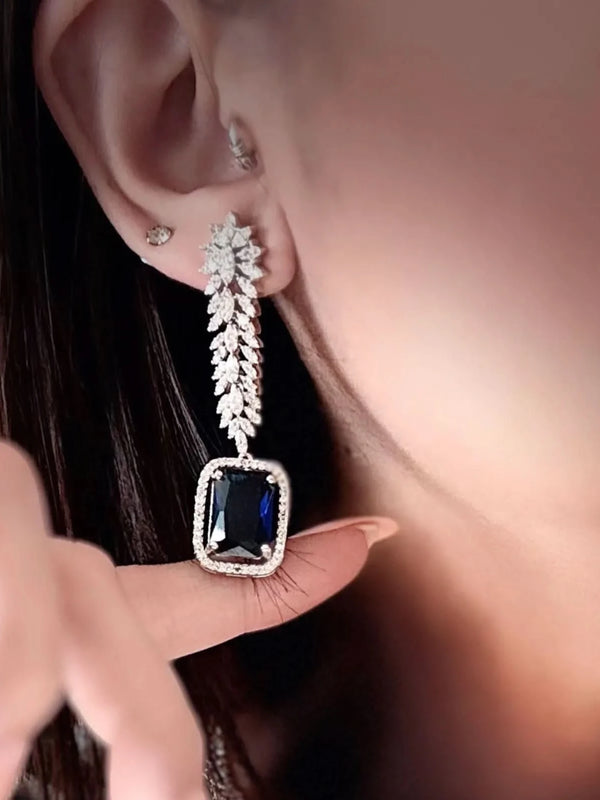 Midnight Sapphire Diamond Necklace Set