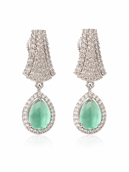 Meher Mint Drop Earrings