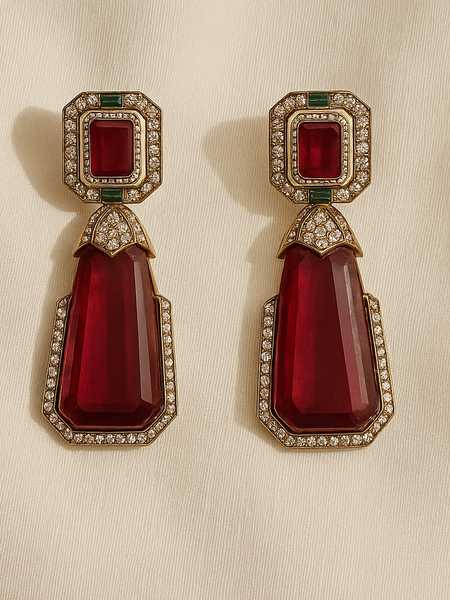 Imperial Ruby Heirloom Choker Set
