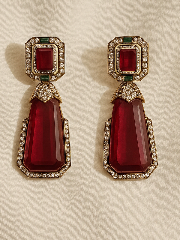 Imperial Ruby Heirloom Choker Set
