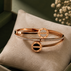 Élan Rose Gold Cuff Bracelet