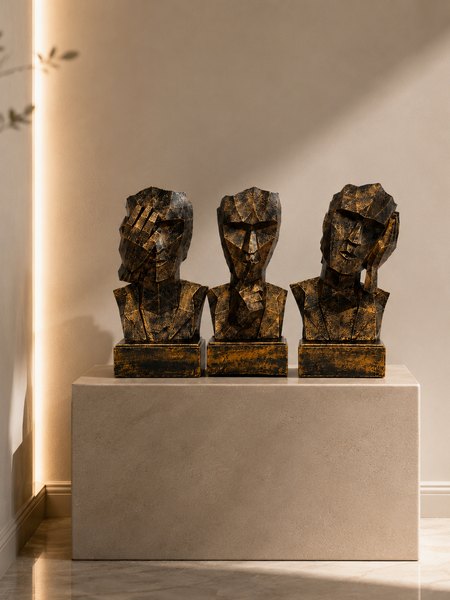 The Three Moods Sculptural Trio