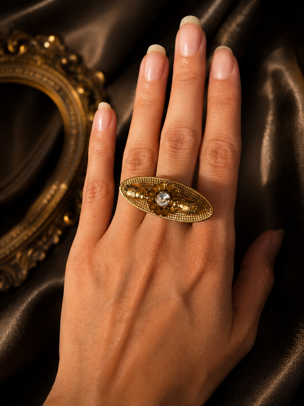 Rajasi Elephant Statement Ring