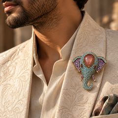 Aira Elephant Brooch