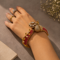 Mayura Ruby Maharani Bracelet