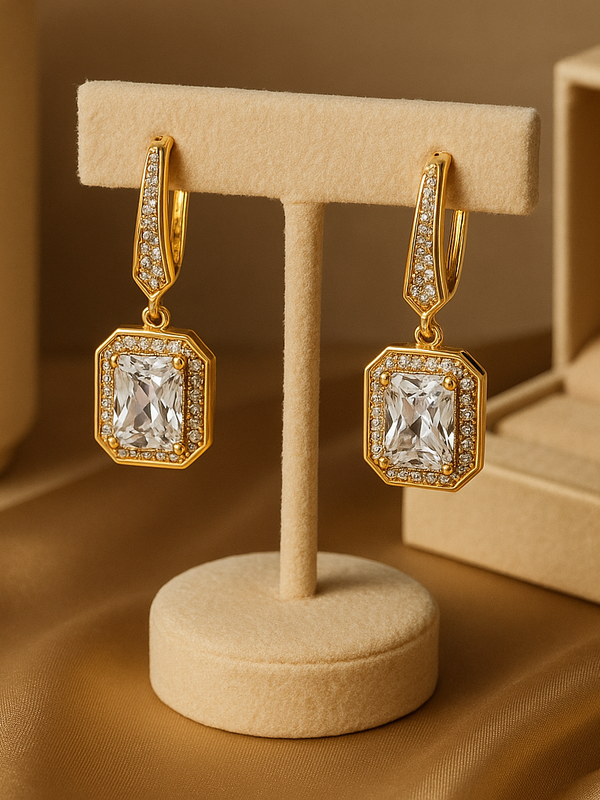 Regency Crystal Drop Earrings