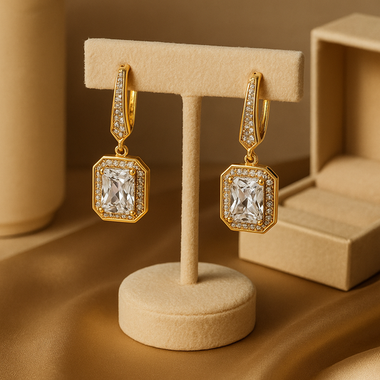 Regency Crystal Drop Earrings