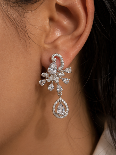 Crystal Cascade Earrings